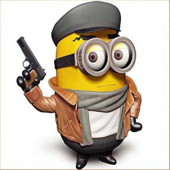 Diamond Painting Canvas 40 x 50 cm, Deckar-Minionen