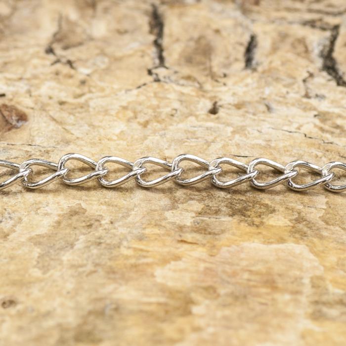 Smyckeskedja i Rostfritt stål 2x3 mm (meter)