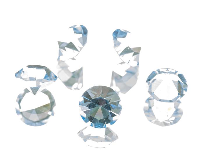 Swarovski Chaton SS39, Aquamarine (1st)