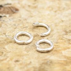 Ring öppningsbar 3 mm, Silverfärg (50st)