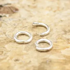 Ring öppningsbar 3 mm, Silverfärg (50st)