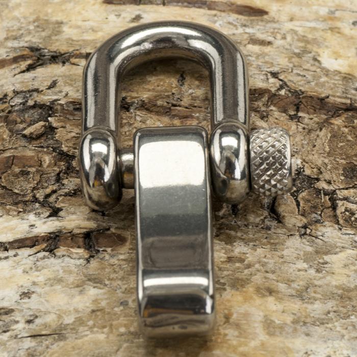 Lås Survival Metall 25x53 mm, Platinafärg (st)