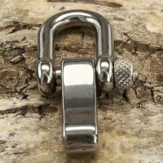 Lås Survival Metall 25x53 mm, Platinafärg (st)