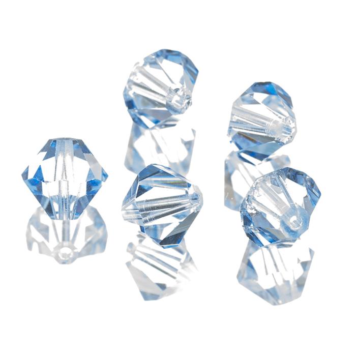 Swarovski Bicone 8mm, Light Sapphire (4st)