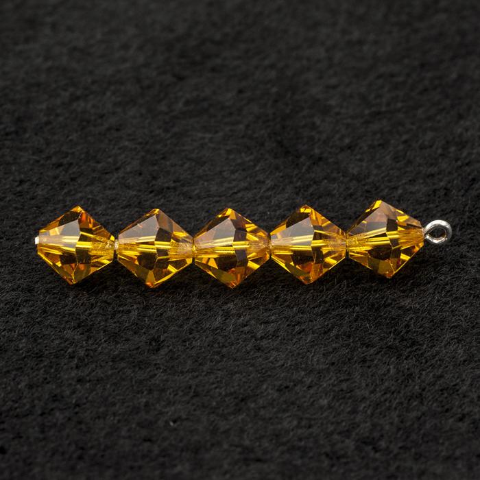 Swarovski Bicone 8mm, Topaz (4st)