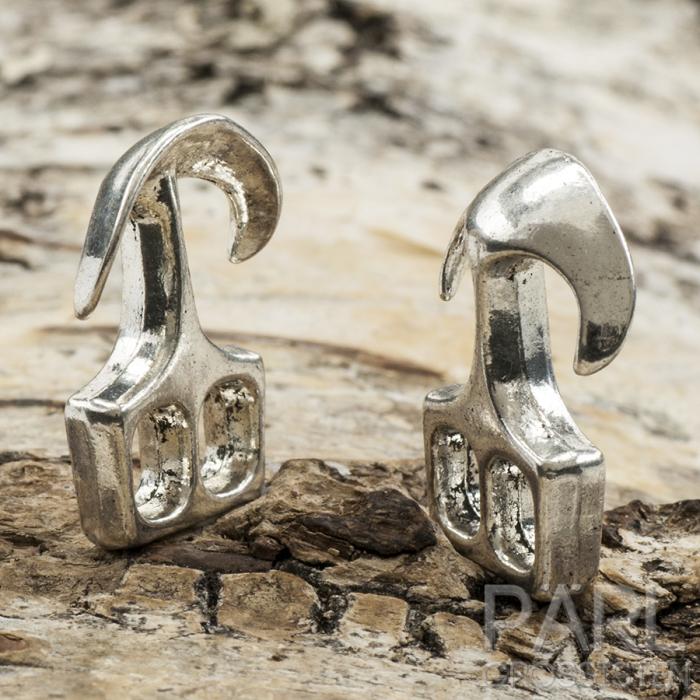 Haklås Ankare 20x14 mm, Antiksilver (st)