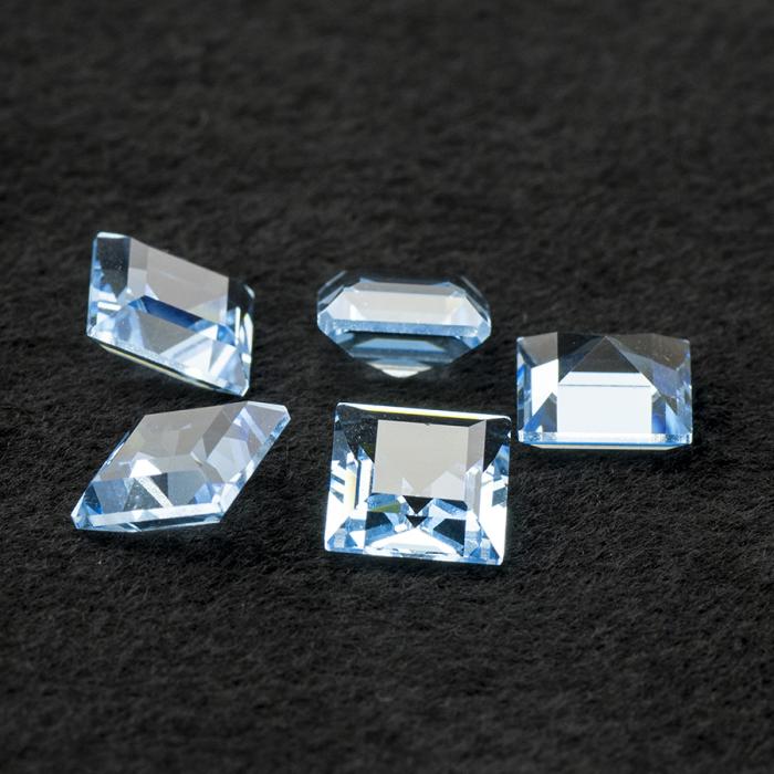 Swarovski Square 10x10 mm, Aquamarine (st)