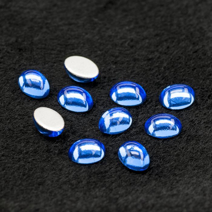 Swarovski Flatback 8x6mm, Sapphire (4st)