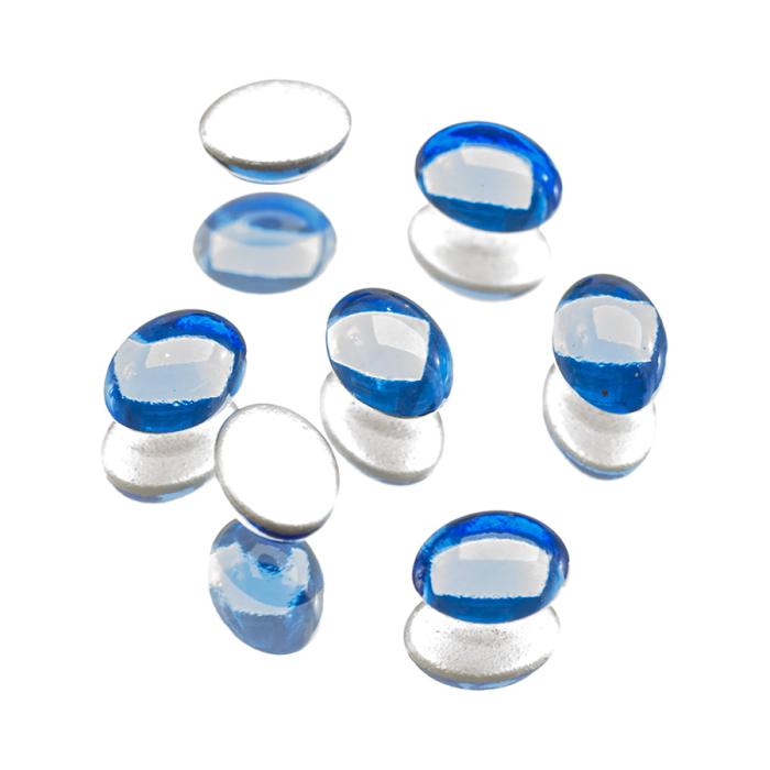 Swarovski Flatback 8x6mm, Sapphire (4st)