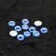 Sapphire/Silver Foil