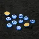 Sapphire/Gold Foil
