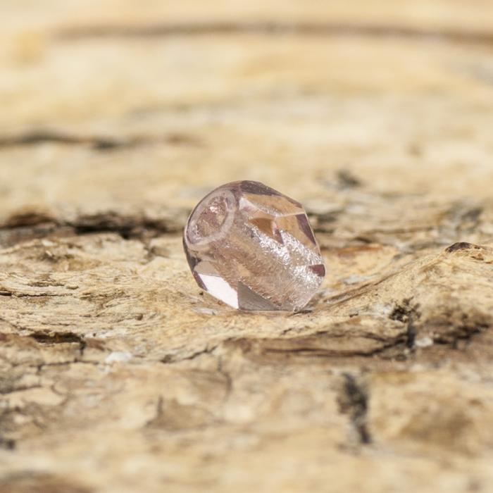 Glaspärla facetterad 3,5x4 mm, Lila (30st)