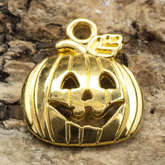 Berlock Pumpa 18x16 mm, Guldfärg (5st)