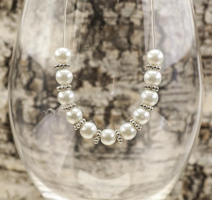 Mellandel Blomma 6 mm, Silverfärg (20st)