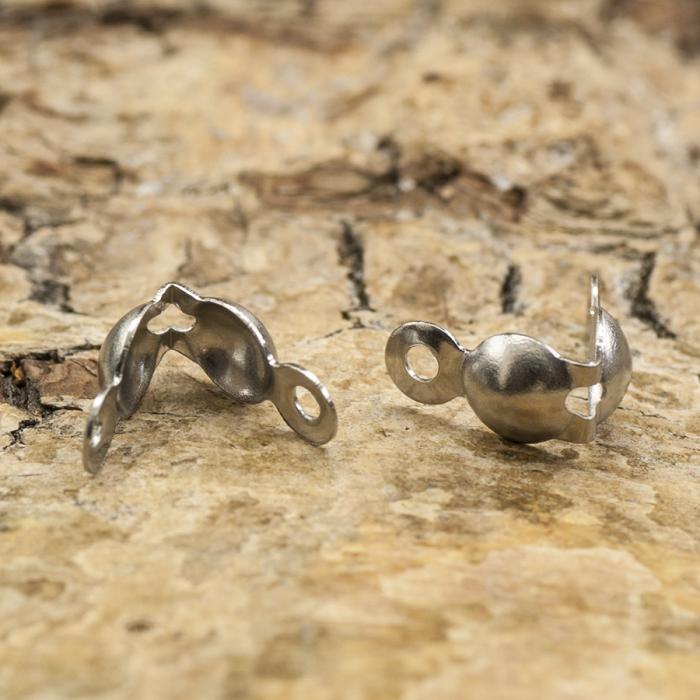 Knutgömma i Rostfritt stål 4x8 mm (20st)