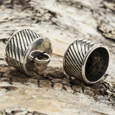 Bandavslut 16x16 mm, Antiksilver (st)