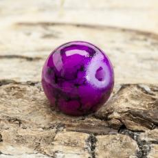 Glaspärla spraymålad 8 mm, Cerise (20st)