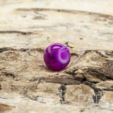 Glaspärla spraymålad 4 mm, Cerise (60st)