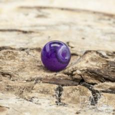 Glaspärla spraymålad 4 mm, Lila (60st)