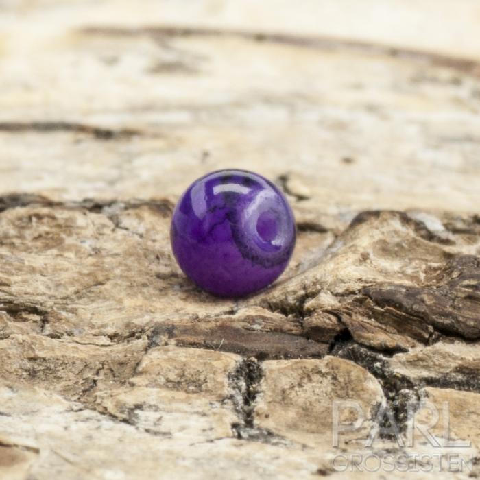 Glaspärla spraymålad 4 mm, Lila (60st)