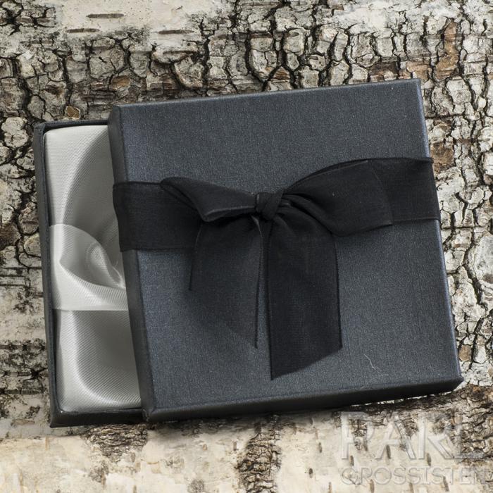 Presentask Armband 9x9 cm, Svart (st)