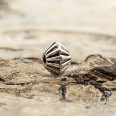 Mellandel Bicone 5x4 mm, Antiksilver (30st)