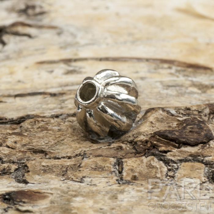 Mellandel Melon 8 mm, Silverfärg (5st)