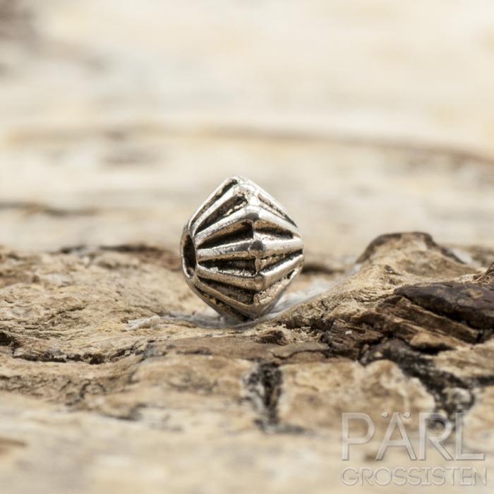 Mellandel Bicone 5x4 mm, Antiksilver (30st)