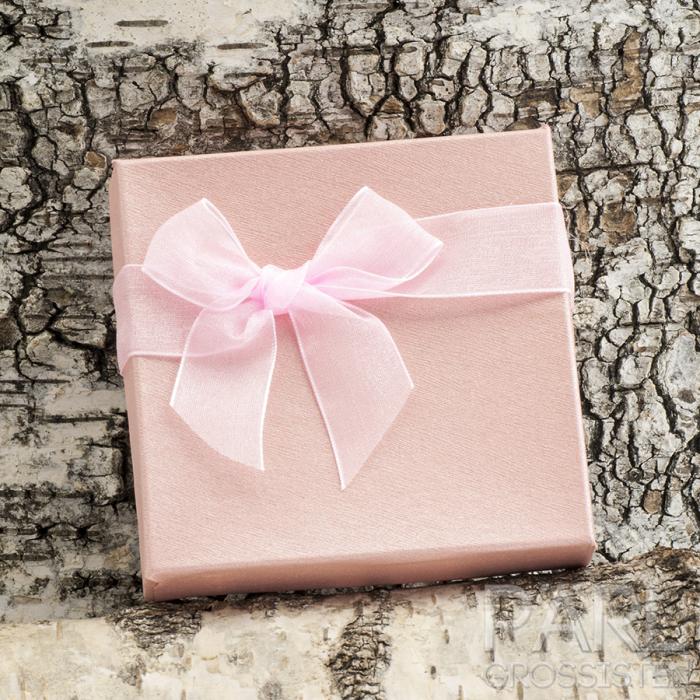 Presentask Armband 9x9 cm, Rosa (st)