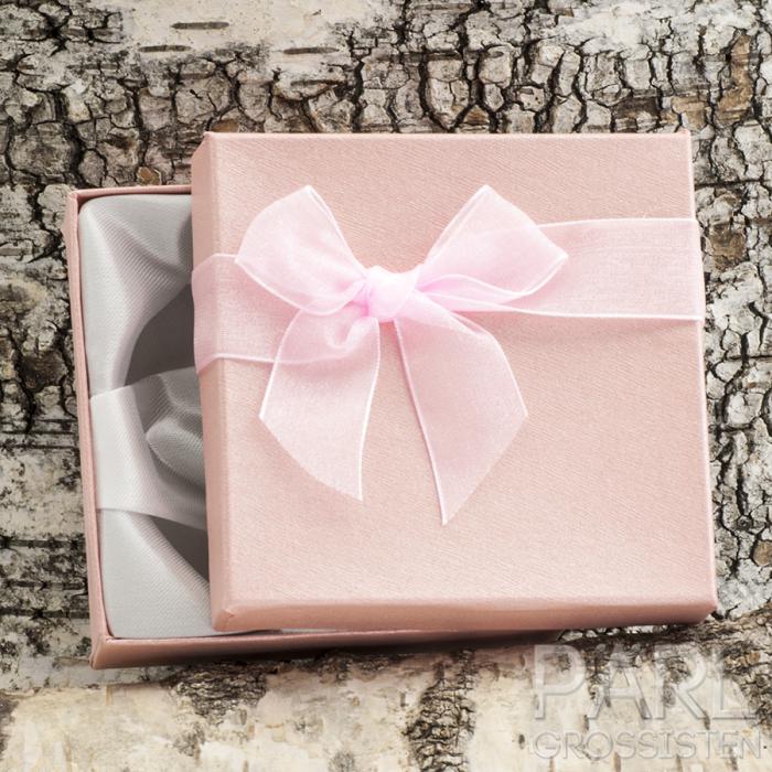 Presentask Armband 9x9 cm, Rosa (st)