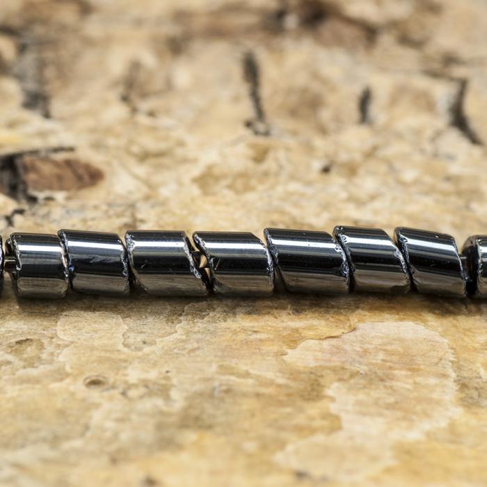 Bugle Beads Special 3 mm, Hematit (20g)