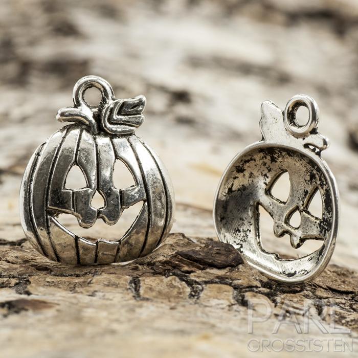 Berlock Pumpa 18x16 mm, Antiksilver (5st)