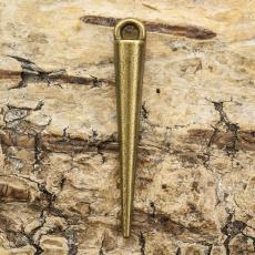 Berlock Spike 5x34 mm, Antikbrons (5st)