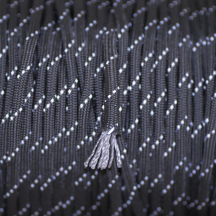 Paracord Reflex 4 mm, Brun/Grå (meter)