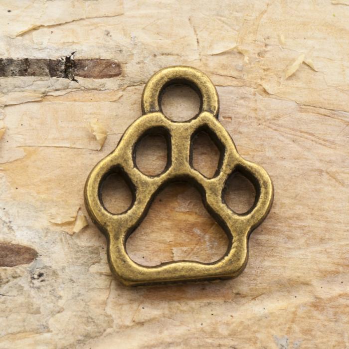 Berlock Tass 11x13 mm, Antikbrons (10st)