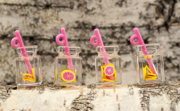 Berlock juice pink grapefrukt, Rosa/Gul (st)