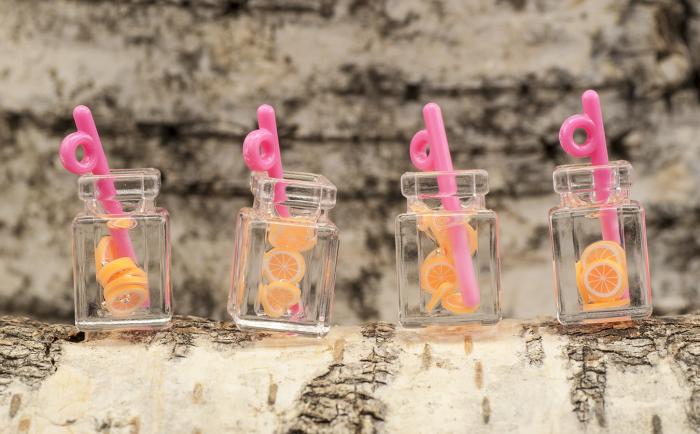 Berlock juice clementin, Orange/Vit/Rosa (st)
