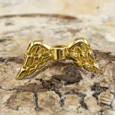 Mellandel Änglavinge 19x9 mm, Antikguld (5st)